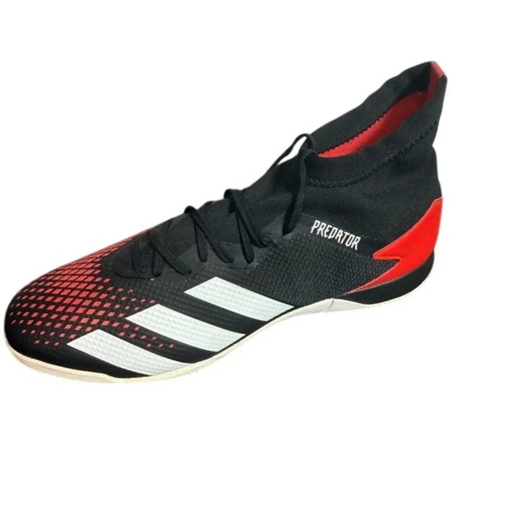 Adidas Predator Freak FG Soccer‎ Cleats Black Red Mens Size 13.5 EF2209
